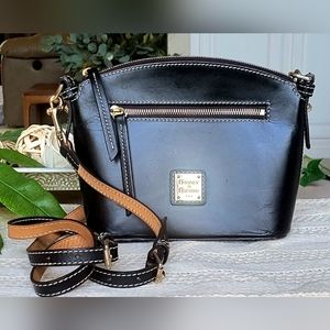 Dooney and Bourke Vintage Vachetta Leather Beacon Domed Crossbody